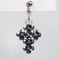 Clips  - Silver 925 - Earrings Phoebe - Clips  - Silver 925 - Argent 925